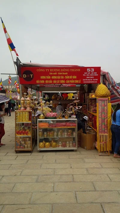 Gian hàng của công ty Hương Đông Thành tham gia đại lễ Phật đản Vesak Liên hợp quốc 2014
